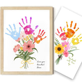Physkoa front packaging with framed finished bouquet, ideal gift display