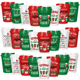 Pickmesh front packaging showing 24-piece festive cup set and convenient gifting