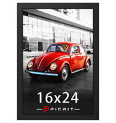 Picrit front view of black 16x24 frame showing clean lines and modern look