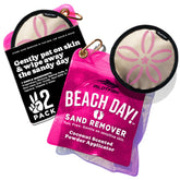 Pilotfish front packaging showing two sand remover pouches and benefits