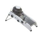 PL8 front view showing extra-wide stainless deck for faster slicing
