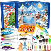 PLUSINNO front packaging showing festive advent calendar and lure windows, great gift appeal
