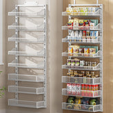 POKIPO front view of full 8-tier organizer showing neat storage benefit