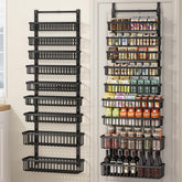 POKIPO full view of nine-tier organizer showing compact storage benefit