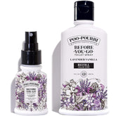 Poo-Pourri front packaging showing lavender vanilla scent and benefits