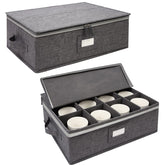 popoly front view closed box showing neat stackable protection