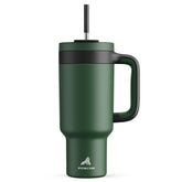 POWCAN forest front view showing tumbler design and benefit of large capacity