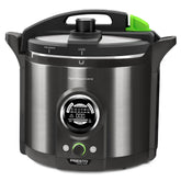 Presto front view of canner showing pot and lid, benefit: clear layout for easy kitchen use