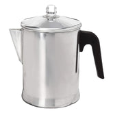Primula percolator front view showing full pot and classic design, durable brewing