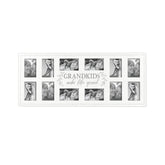 Prinz front view showing twelve photos and tidy white finish for warm display