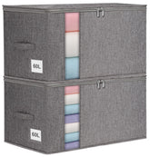 punemi grey front pack view showing durable storage and compact stacking benefit