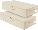 punemi front view showing box closed and beige finish for tidy storage