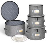 punemi front view of four hard-shell plate cases showing organized protection