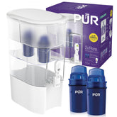 PUR XL 44-cup dispenser front view showing capacity and clean design benefit