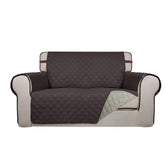 PureFit front view of loveseat cover showing clean lines and protection