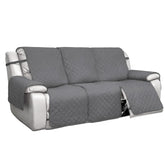 PureFit front view showing full three-seat cover protecting recliner