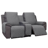 PureFit front view showing reversible loveseat cover protecting fabric and aesthetics