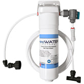 PureWater Filters front assembly showing kit layout and quick-connect fittings for easy installation