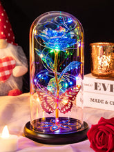 Pusuny front view of galaxy rose dome showing elegant keepsake gift