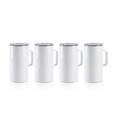 PYD Life front view of four tumblers highlighting pack and presentation benefits