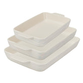 Pyrex front packaging showcasing all three rectangular dishes and uses