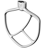 QAP flat beater front view showing fit and shape for KitchenAid mixers