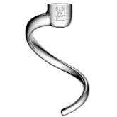 QAP front view of dough hook showing compact profile and fit benefit