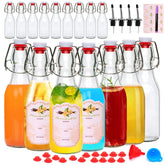 QAPPDA front pack showing 16 glass bottles and accessories for organized storage