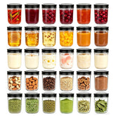 QAPPDA front view of 30-pack mini jars showing tidy storage benefit