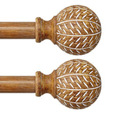 QDWIS front view of full rod showing natural wood grain and stable design benefit