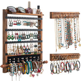 QILICHZ front view of assembled jewelry organizer showing neat display