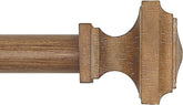 QITERI front view assembled rod showing rustic wood look and sturdy finish