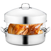 QPMR 22-inch roaster front view showing full capacity and clean finish