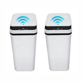 QSFWCSM front view white bin showing compact design and easy placement