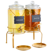 Quald front view of dual dispensers shows neat serving setup and easy selection