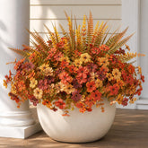 Qubigko porch display front view showing instant autumn curb appeal