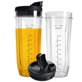 QueenTrade front view of two 32oz replacement cups showing fit and capacity
