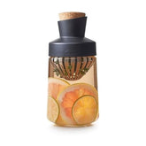 Rabbit decanter front view showcasing sleek borosilicate glass and lid, elegant bar display