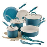 Rachael Ray front packaging shows Marine Blue set and branding with clear contents