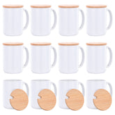 RAINBOWTIE front view of 15oz mug showing clean white blank surface for customization