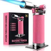 ravs front view of pink torch showing compact metal body and easy grip benefit