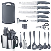 RAXCO front packaging showing full 18-piece set for organized cooking