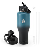 RAYMYLO bottle front view showing slim t‑shape and capacity, great for travel