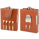 RE GOODS front view of flask gift set showing neat presentation and gifting benefit
