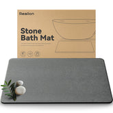 Realion front view showing dark gray mat and modern style benefit quick-dry