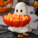 Reallnaive ghost bowl front view showing playful shape and festive charm