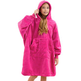 REDESS front view hoodie showing oversized fit and cozy look for kids