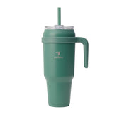 REDUCE 50 oz tumbler front view showing alpine finish and tall capacity benefit