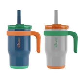 REDUCE Coldee front packaging showing two tumblers, highlights convenience and durability