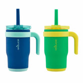 REDUCE Coldee front view with lid showing leakproof design and easy carry benefit